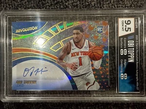 2020 Panini Revolution OBI TOPPIN Rookie RC Autograph SP Auto HGA 9.5 Knicks🔥🏀 - Picture 1 of 2