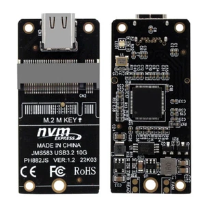 M.2 To Type-C HDD Case Adapter Board USB3.2 Support 2230 2242 2260 2280 Size SSD - Afbeelding 1 van 10
