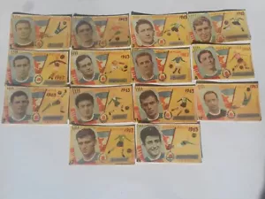 Nationalmannschaft Jugoslawien 1963 Fußball Soccer Karten / Sekularac - Bild 1 von 6