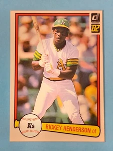 1982 Donruss Rickey Henderson Oakland Athletics A's #113 ⚾ - Picture 1 of 2