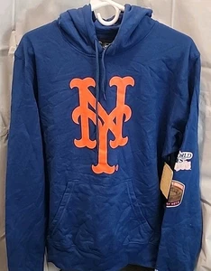 New Era New York Mets Hoodie 86 And 69 Wold Series Arm Patch  Size M  NWT - Picture 1 of 6