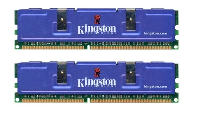 Memoria RAM KINGSTON 1GB KHX3200AK2/1G 2x512MB DDR 400MHz PC-3200 NON-ECC - Immagine 1 di 2
