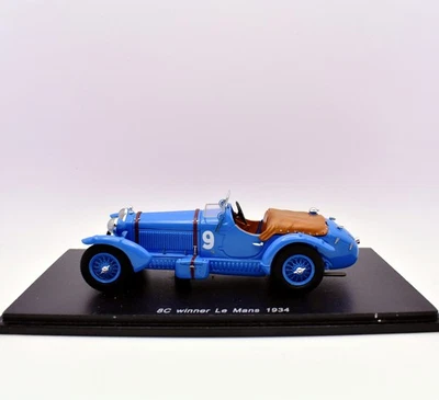 Modellino auto racing scala 1:43 8C le mans 1934 spark modle modellismo statico - Immagine 1 di 4