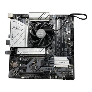 ASRock Z590M Pro4 Micro-ATX Intel LGA 1200 4x DDR4 2x M.2 4x SATA Mainboard - Bild 1 von 4