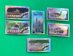 6 Diff  INSERTS . 2020  TOPPS ALLEN GINTER  MINI CHROME REF  CARDS . L O O K - Picture 1 of 1