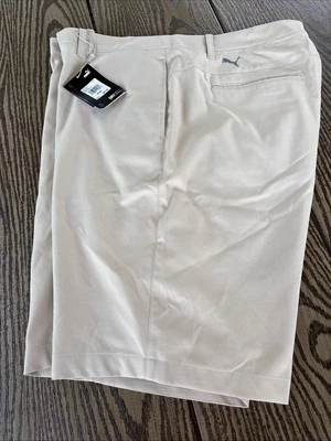 PUMA Jackpot Performance Size 40 Dry Cell    “White Pepper “Golf Shorts NWT - Image 1 of 4