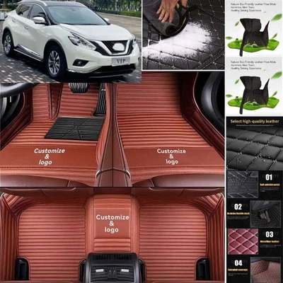 For Nissan Murano Car Floor Mats Custom Luxury Waterproof Auto Liners Carpets Foto 1 de 4