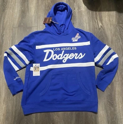 Mitchell & Ness Los Angeles Dodgers Coach Sudadera con Capucha Talla X-Grande Nueva Foto 1 de 2