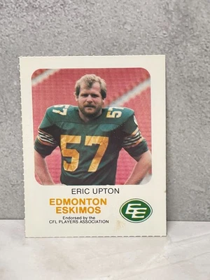 1981 年 Edmonton Eskimos CFL 红色公鸡 - ERIC UPTON — 第 1/2 张图片