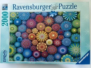 RADIATING MANDALAS (Ravensburger Elspeth McLean) -- 2000 Piece Jigsaw Puzzle - Picture 1 of 5