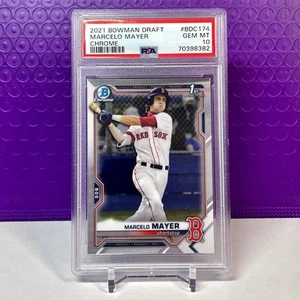 2021 Bowman Chrome Draft Marcelo Mayer 1st #BDC174 174 PSA 10 - Picture 1 of 2
