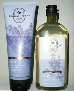 Aromatherapy SLEEP LAVENDER + VANILLA Wash, Cream BATH BODY WORKS - SAVE $20.49 - Picture 1 of 1