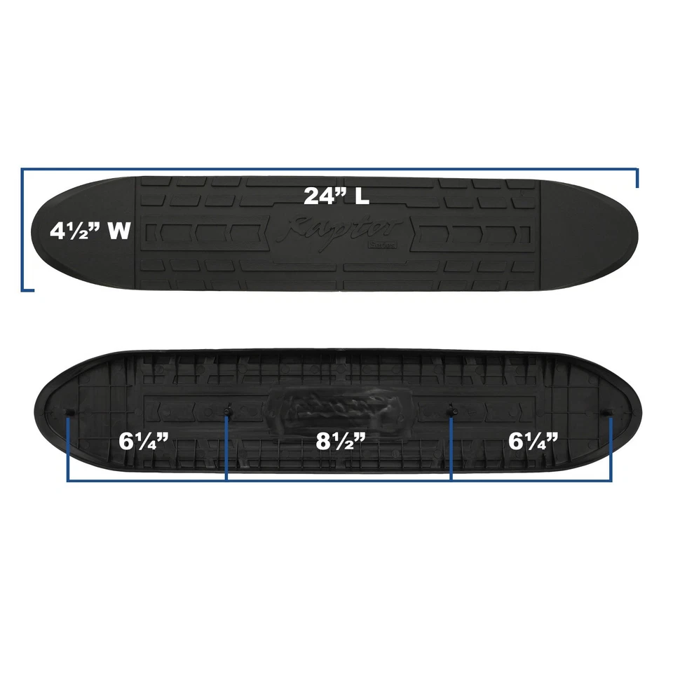 Raptor Series 5" Oval Step Pad (With Raptor logo. Clips Included) Foto 1 de 2