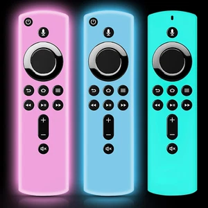 (3 Pack) TV Remote Cover Case, Silicone Remote Cover, Remote Control Cover(Glow - Picture 1 of 5