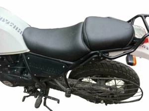 New Faux Leather Fit For Royal Enfield Himalayan Seat Cover With Added Cushion - Picture 1 of 6