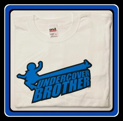 Vintage Undercover Brother Movie Promo T-Shirt 2002 XL Brand New Eddie Griffin - Image 1 of 4