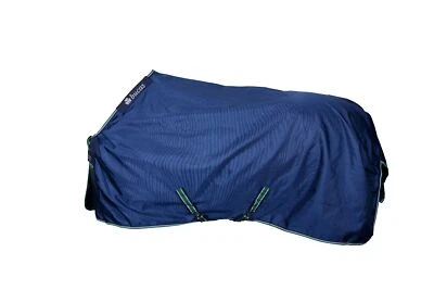 Bucas Smartex Rain Big Neck Regendecke Blau 125-165 kräftige Pferde Weidedecke