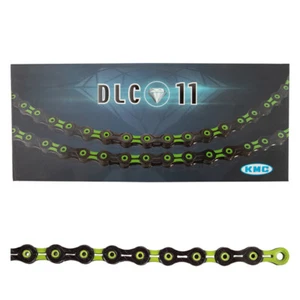 Kmc X11SL Chain Kmc 1/2x11/128 X11sl 11s Bk/gn 116l Cpy/srm/shi - Picture 1 of 1