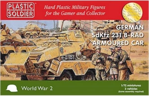 WW2V20025 1/72 ALEMÁN SdKfz 231 8-RAD COCHE BLINDADO soldado plástico NUEVO 20mm Segunda Guerra Mundial - Imagen 1 de 2