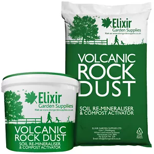 Volcanic Rock Dust Organic Fertiliser | Soil / Compost Remineraliser 500g - 25kg - Picture 1 of 6