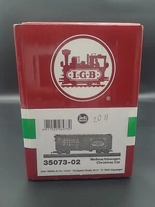 LGB 35073-02 Santa's Present Express Boxcar, 2011, artículo de colección raro LN - Imagen 1 de 24