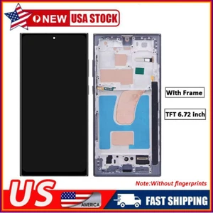 LCD TFT Display for Samsung Galaxy S23 Ultra Touch Screen Digitizer w/Frame US - Picture 1 of 16