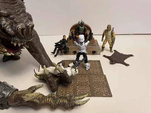 Star Wars 3.75 Jabba the Hutt Throne Room from book of boba fett 3d print Cover