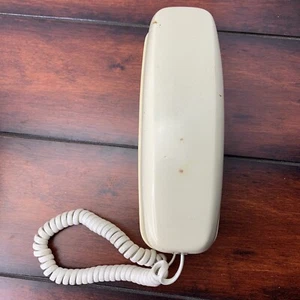 Conair Phone Slimline Telephone SW202 Push Button Wall Conair Beige UNTESTED - Picture 1 of 5