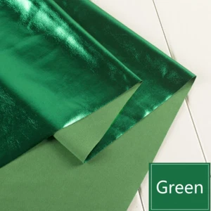 Elastic Faux Patent Leather Fabric Wet Look Stretch Metallic Shiny Material Trim - Picture 1 of 25