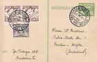 Briefkaart 15 dec 1930 Amsterdam naar Duitsland (leuke bijfrankering)