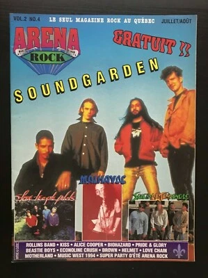 ARENA ROCK Magazine Canada SOUNDGARDEN SUICIDAL TENDENCIES STONE TEMPLE PILOTS - Image 1 of 3