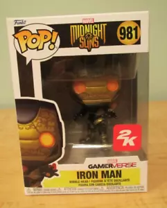 Funko Pop! Marvel Gameverse 2K Exclusive Midnight Suns Iron Man #981 - Picture 1 of 7