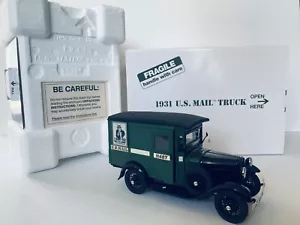 Danbury Mint Diecast Vehicle - 1931 US Mail Truck w/Money Bags & Original Box - Picture 1 of 16