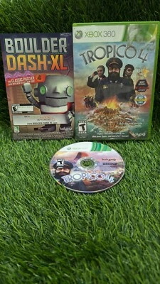 Tropico 4 (Microsoft Xbox 360, 2011) No Manual Tested Working  - Image 1 of 4