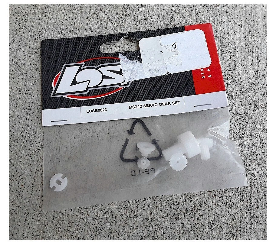 Team Losi LOSB0823 MSX12 Servo Gear Set - Image 1 of 1