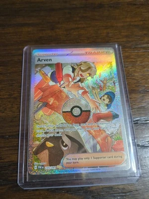 Arven 235/091 SV: Paldean Fates Holo Secret Illustration Rare - Image 1 of 4