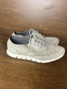 Cole Haan ZeroGrand Wing Oxford Schuhe grau Wildleder Lt. Wt. Damen US Größe 7B - Bild 1 von 9