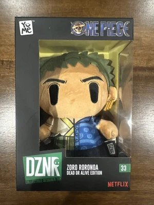Figura de peluche YuMe DZNR One Piece ZORO RORONOA Dead OR Alive Edition 33 NUEVA Foto 1 de 4