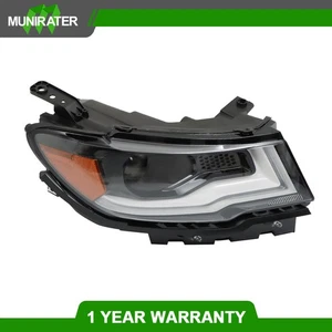 Fit For Jeep Compass 2017-2021 HID/Xenon w/LED DRL Headlight Lamp Right/RH Side - Foto 1 di 12