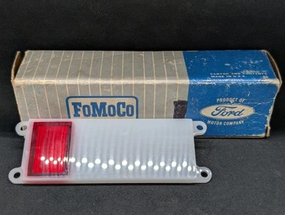 NOS 1964 1965 MERCURY COMET INSIDE DOOR COURTESY LAMP LIGHT LENS C4GY-13734A - Image 1 of 4