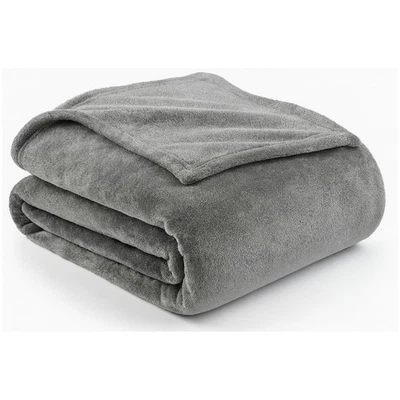 Julido Kuscheldecke 150x200cm weiche Wohndecke Tagesdecke Sofa Anthrazit Couch - Bild 1 von 4