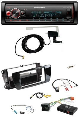 Pioneer Bluetooth DAB USB Lenkrad Autoradio für Seat Ibiza 2008-2015 klavierlack - Bild 1 von 4