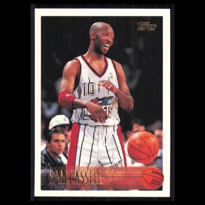 Sam Cassell #82 1996 Topps Houston Rockets Basketball Card NBA NM - Image 1 of 3