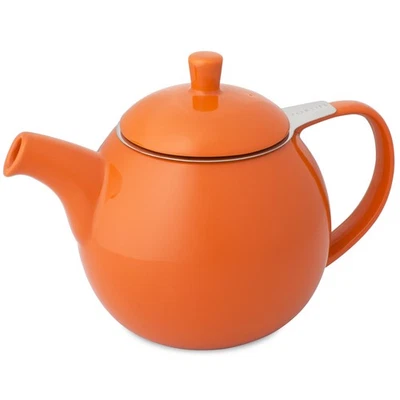 Curve Teapot with Infuser, 24-Ounce, Carrot - Image 1 of 2