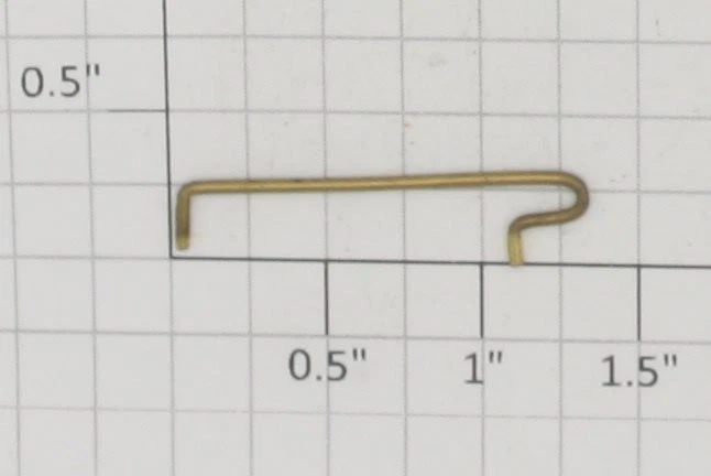 Lionel 8000-230TX Short Brass Tender Handrail (2) - Image 1 of 1