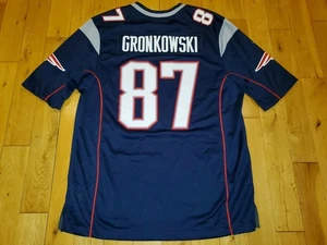 Nike Rob Gronkowski NEW ENGLAND PATRIOTS Men NFL Replica Football Team JERSEY L - Picture 1 of 19