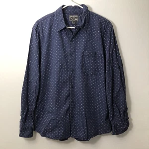 WearFirst Herren Hemd mit Knopfleiste Größe L Baumwolle Blau Langarm - Bild 1 von 8