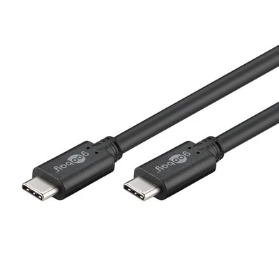 Goobay 67976 USB C auf USB C 3.2 Gen 1 Schnellladekabel 60W - 20V - 3A / Handyka - Bild 1 von 4