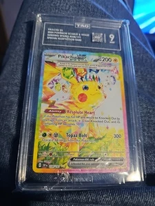 Pokemon TCG TAG 9 Pikachu EX Surging Sparks #238/191 Special Illustration Rare - Picture 1 of 11
