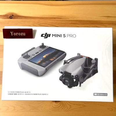 DJI Mini 5 Pro Fly More Combo Plus RC 2 Controller 52min 3 Battery Drone Japan - Image 1 of 4